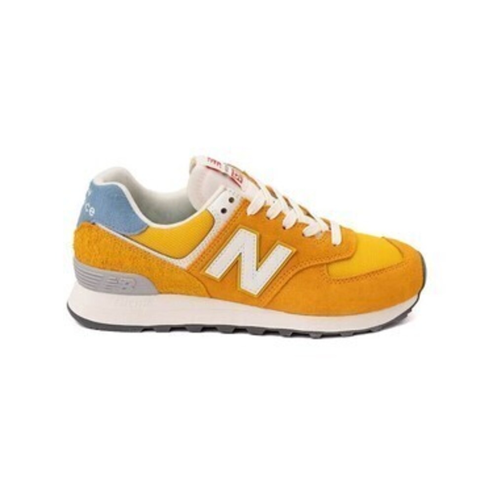 Womens New Balance 574 Athletic Shoe - Varsity Gold